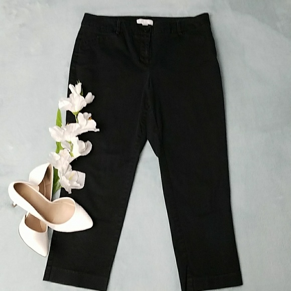 New York & Company Pants - NEW YORK & CO Black stretch capri/cropped pants